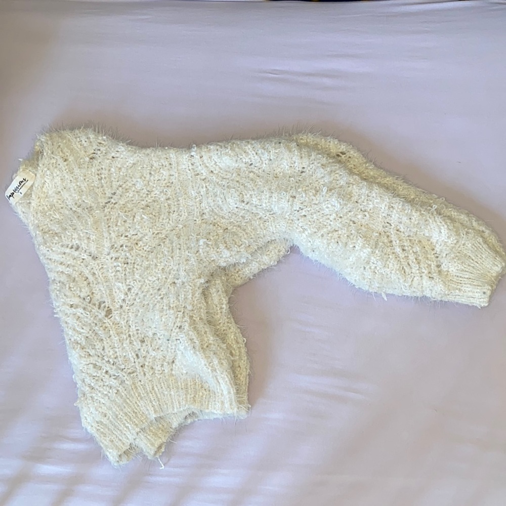 Boutique cropped sweater